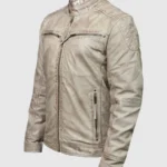 Vintage Off-White Waxed Jacket