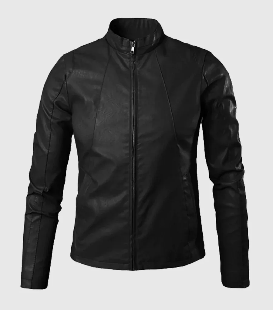 Black Viper Men's Leather Biker Jacket