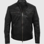 Dark Thunder Men's Black Biker Jacket