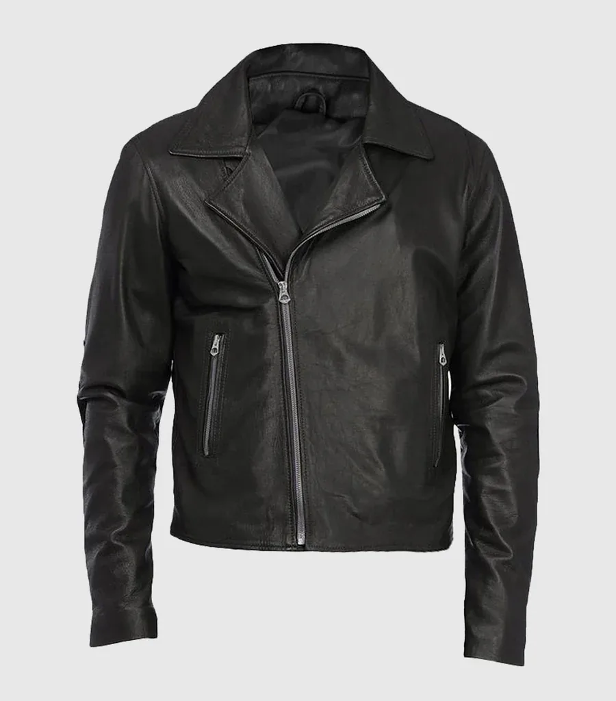 Iron Rider Men's Black Leather Jacket