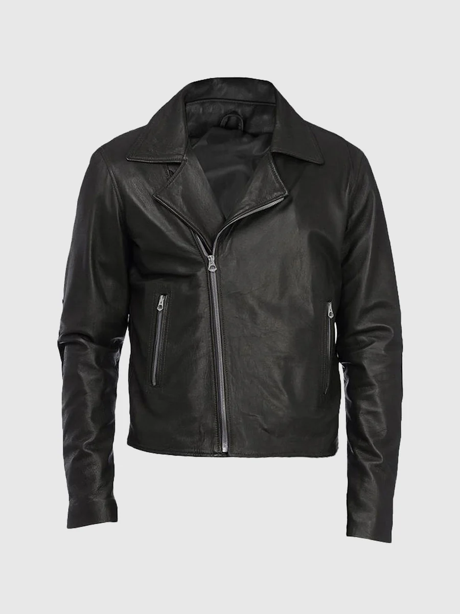 Iron Rider Men's Black Leather Jacket Iron Rider Men's Black Leather Jacket