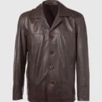 Arctic Edge Men's Brown Blazer Jacket