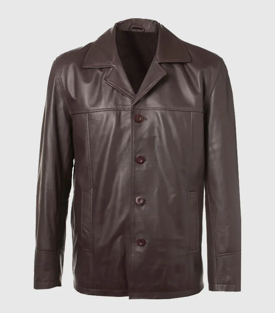 Arctic Edge Men's Brown Blazer Jacket