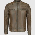 Heritage Luxe Men's Waxed Leather Jacket