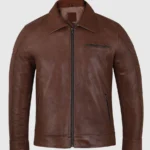 Ironclad Vintage Brown Men's Waxed Leather Jacket