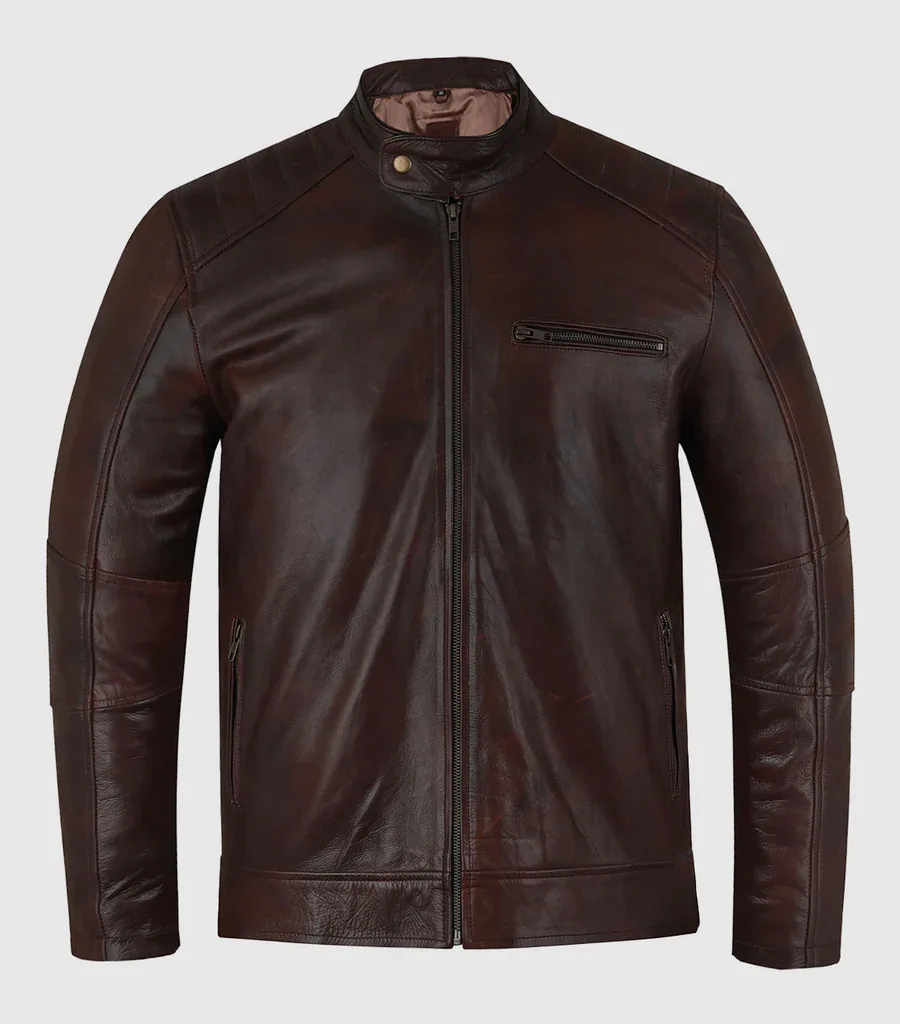 Ridgeway Crafted Men's Leather Waxed Jacket