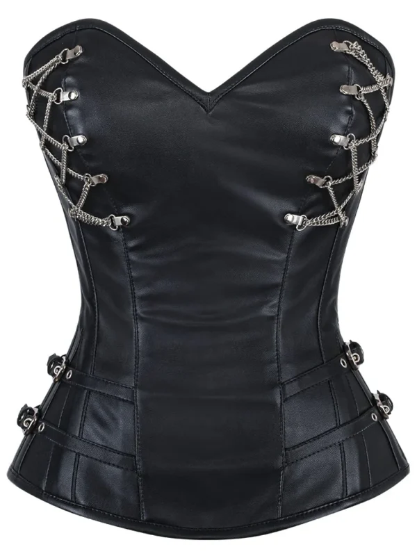 Cerys Sheep Nappa Leather Corset