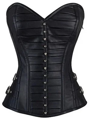 Wozniacki Gothic Faux Leather Corset