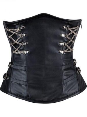 Pat Sheep Nappa Leather Underbust Corset