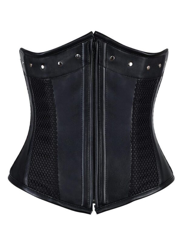 Lizanne Faux Leather Gothic Underbust Corset