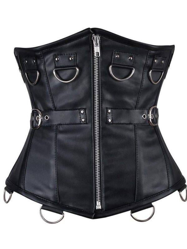 Krista Faux Leather Gothic Corset