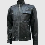 Biker Black Men's Designer Leather Jacket