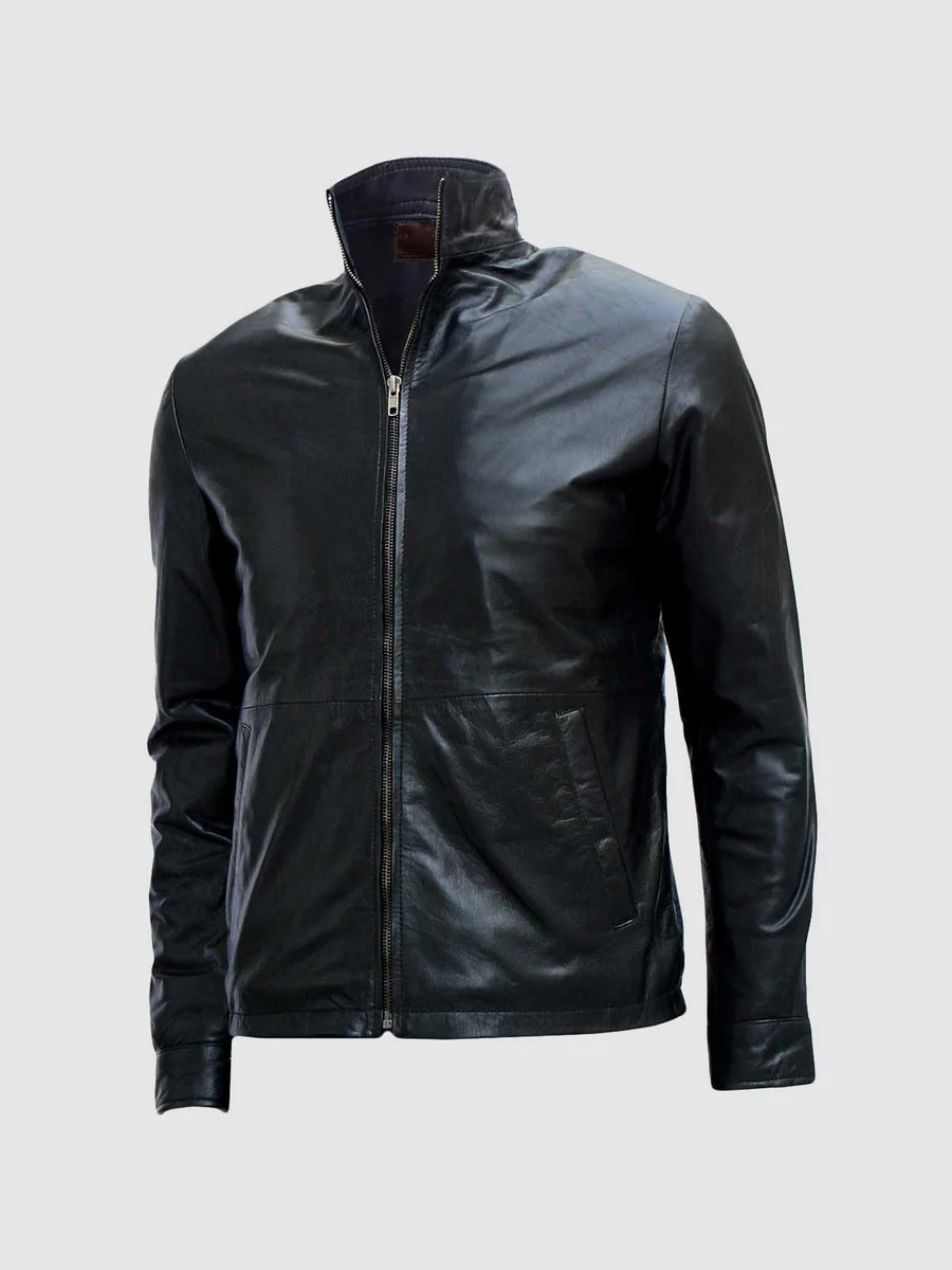Black Biker Leather Jacket
