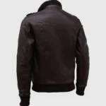 Classic Leather Bomber Jacket