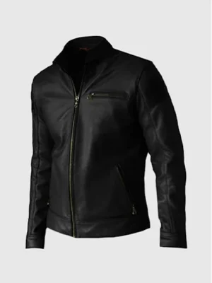 Exclusive Black Leather Biker Jacket