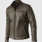 Exclusive Unique Brown Leather Jacket