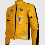 Yellow Motorcycle Leather Jacket