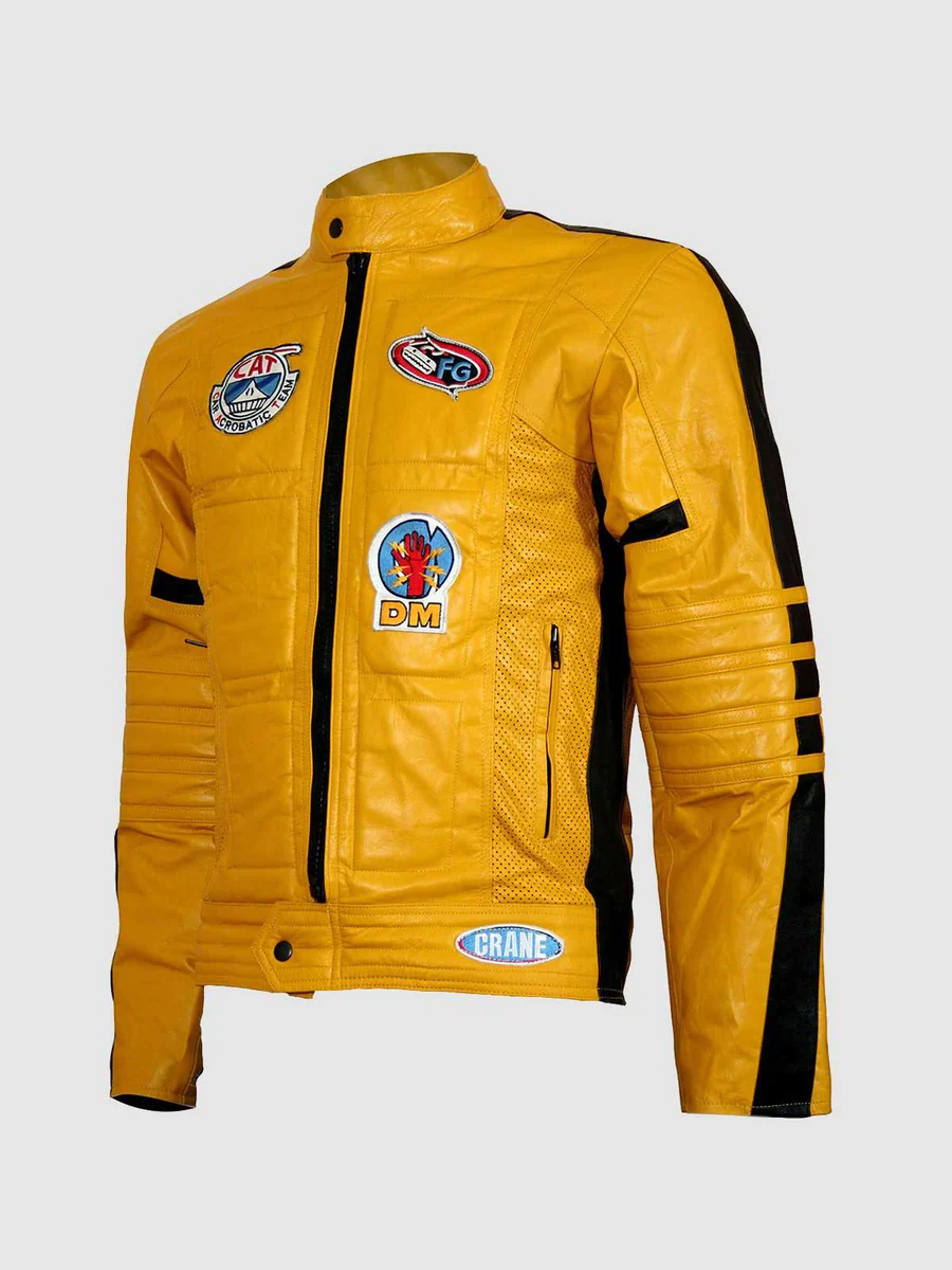 Yellow Motorcycle Leather Jacket Yellow Motorcycle Leather Jacket