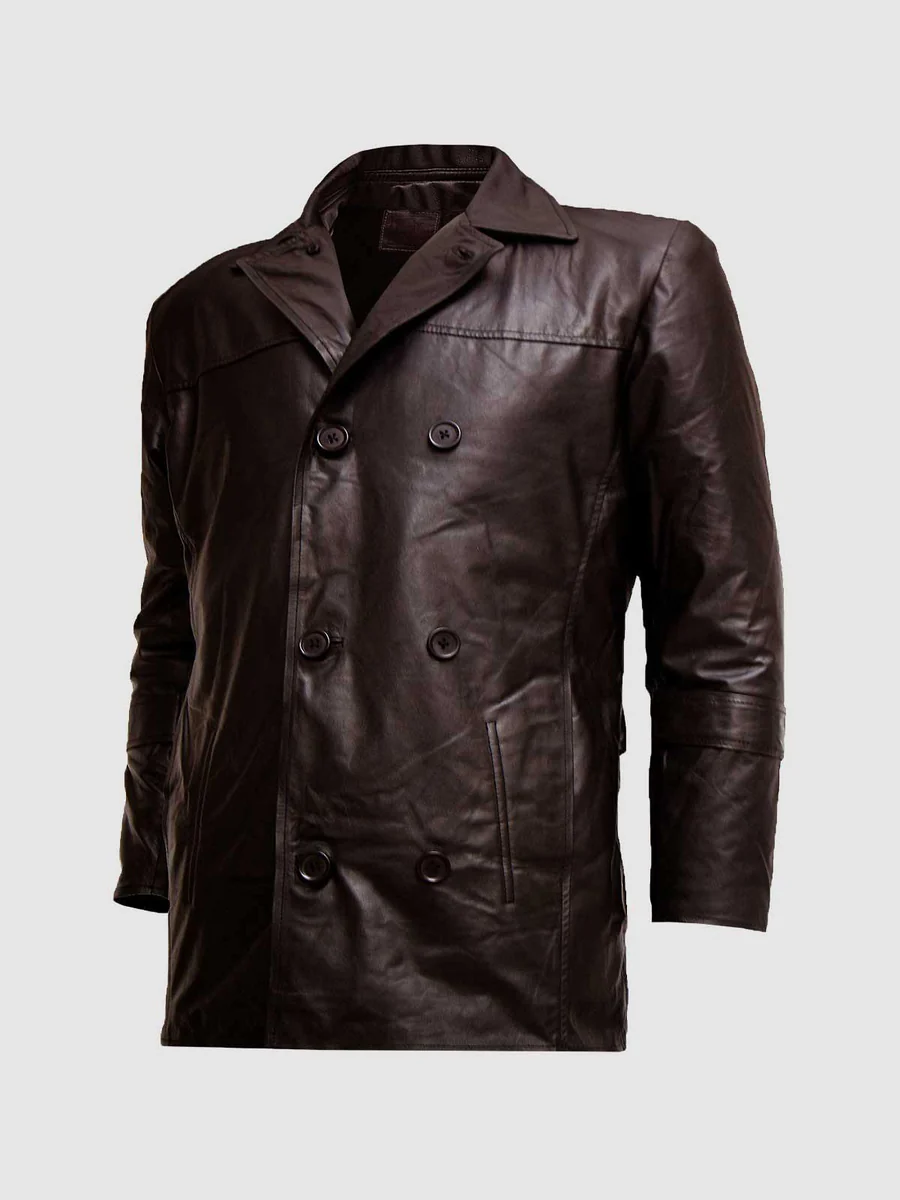 Brown Leather Blazer Jacket Brown Leather Blazer Jacket