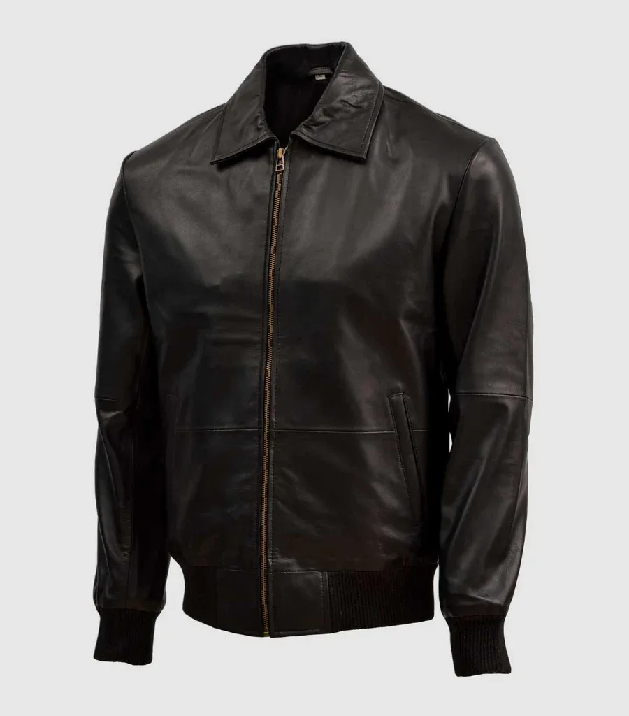 Black Sheep Leather Bomber Jacket