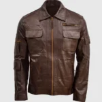 Brown Sheep Leather Jacket