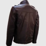 Men's Versatile Brown Biker Leather Jacket