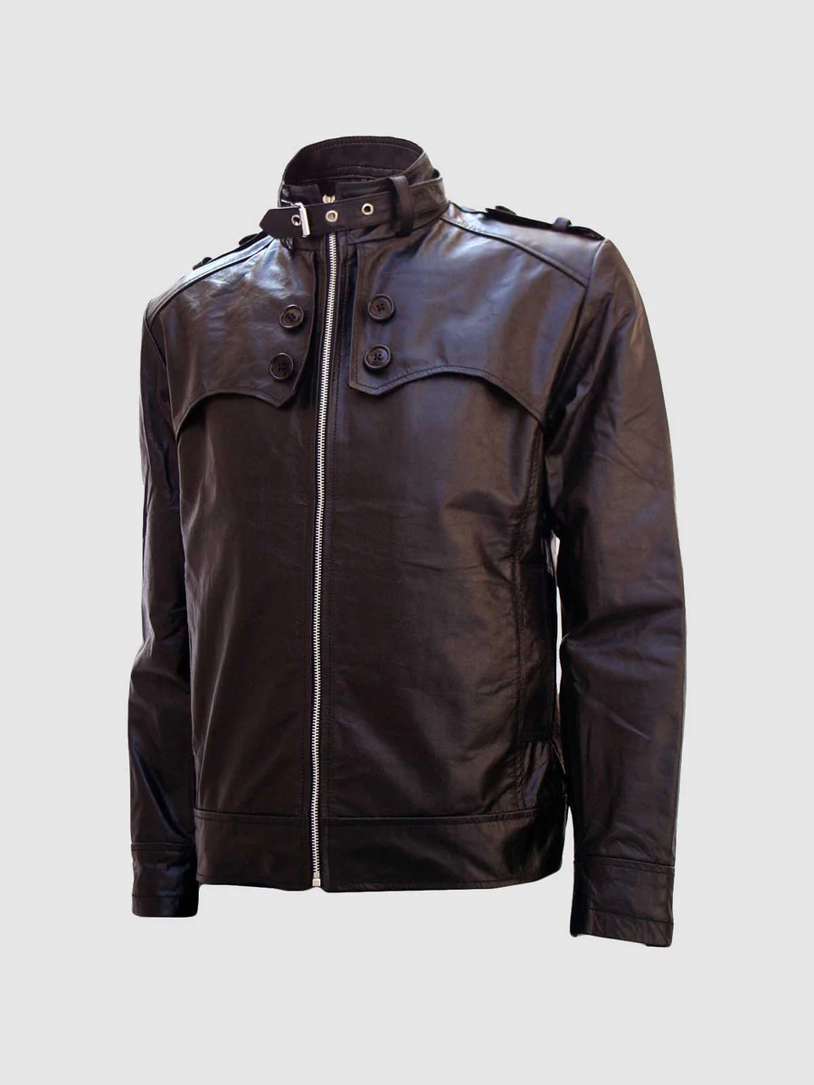 Men's Versatile Brown Biker Leather Jacket Men's Versatile Brown Biker Leather Jacket