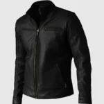 Premium Black Leather Biker Jacket