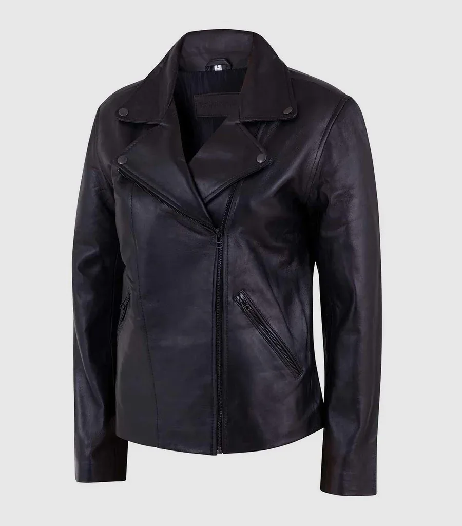 Female Motorcycle Leather Jacket