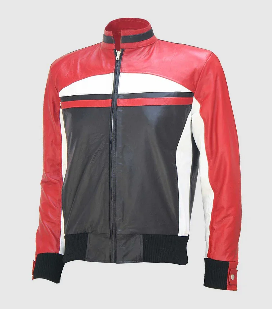 Street Wear Men's Leather Bomber jacket