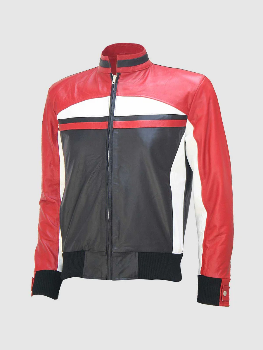 Street Wear Men's Leather Bomber jacket Street Wear Men's Leather Bomber jacket