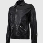 Summer Jacket - Retro Racing Jacket in Black