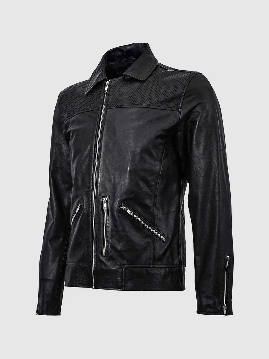 Summer Jacket - Retro Racing Jacket in Black Summer Jacket - Retro Racing Jacket in Black