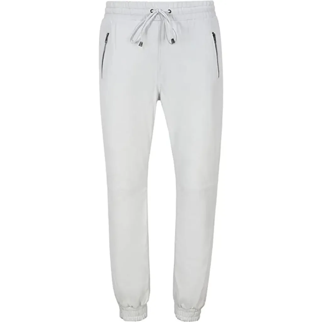 Custom Minimal Leather Jogger Pants