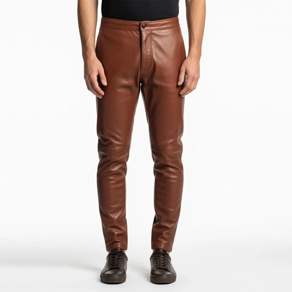 Custom Tailored Leather Pants for Men