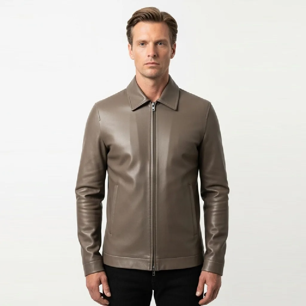 Custom Leather Trackline Shirt