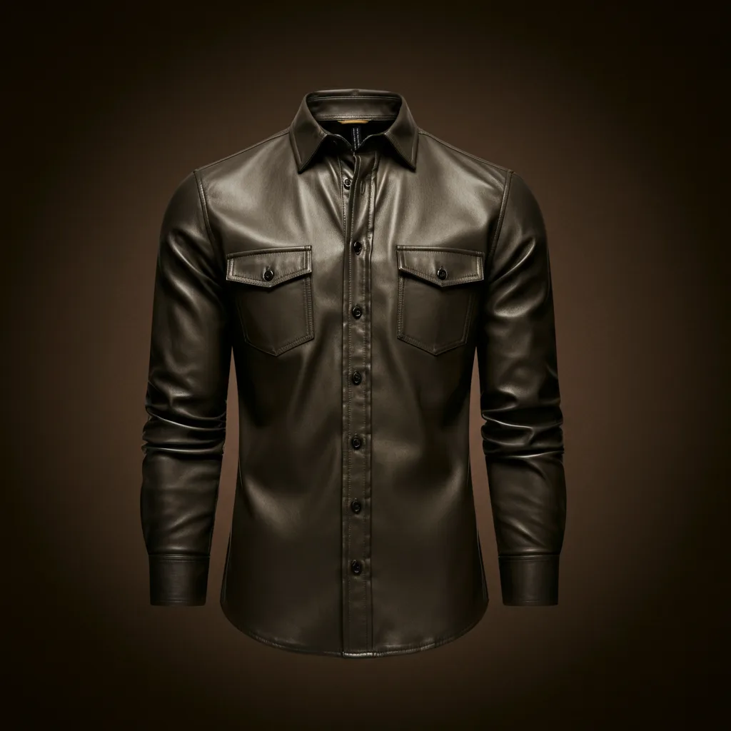 The Ultimate Guide to Classic Button-Down Leather Shirts